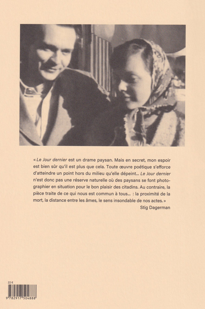 Le Jour dernier - Stig Dagerman